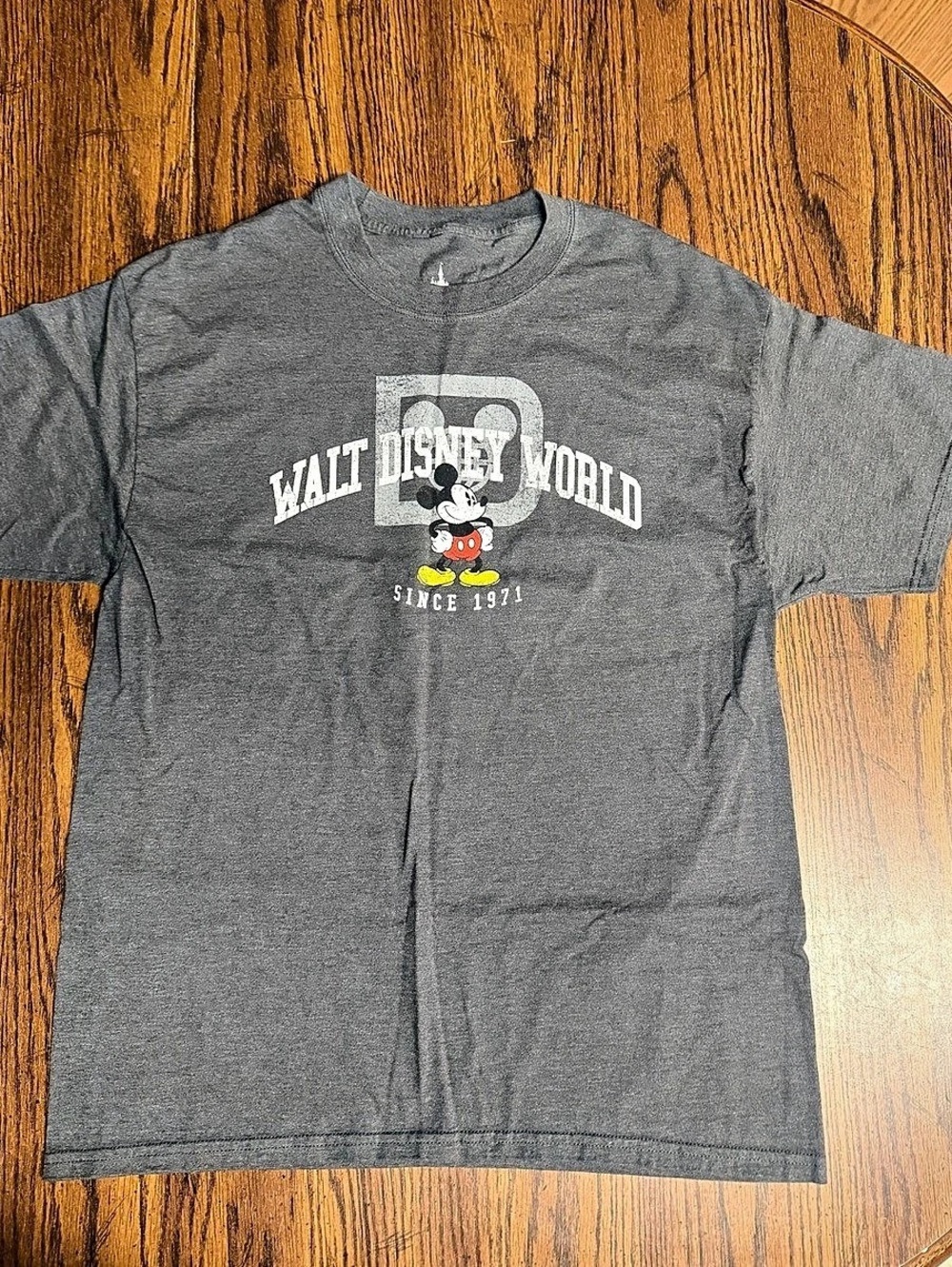 Disney Parks Walt Disney World Mickey Mouse graphic tee Gray Graphic Tee